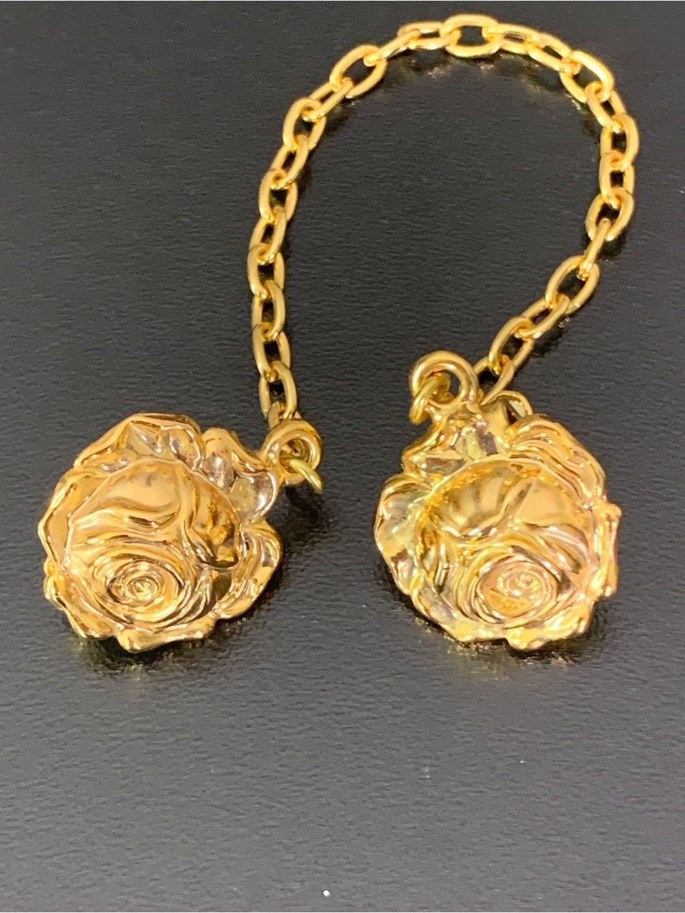 Vintage Sweater Clip Gold Tone